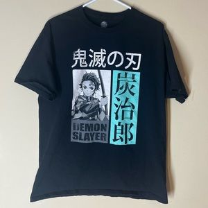 Demon slayer anime graphic t-shirt.  Size L